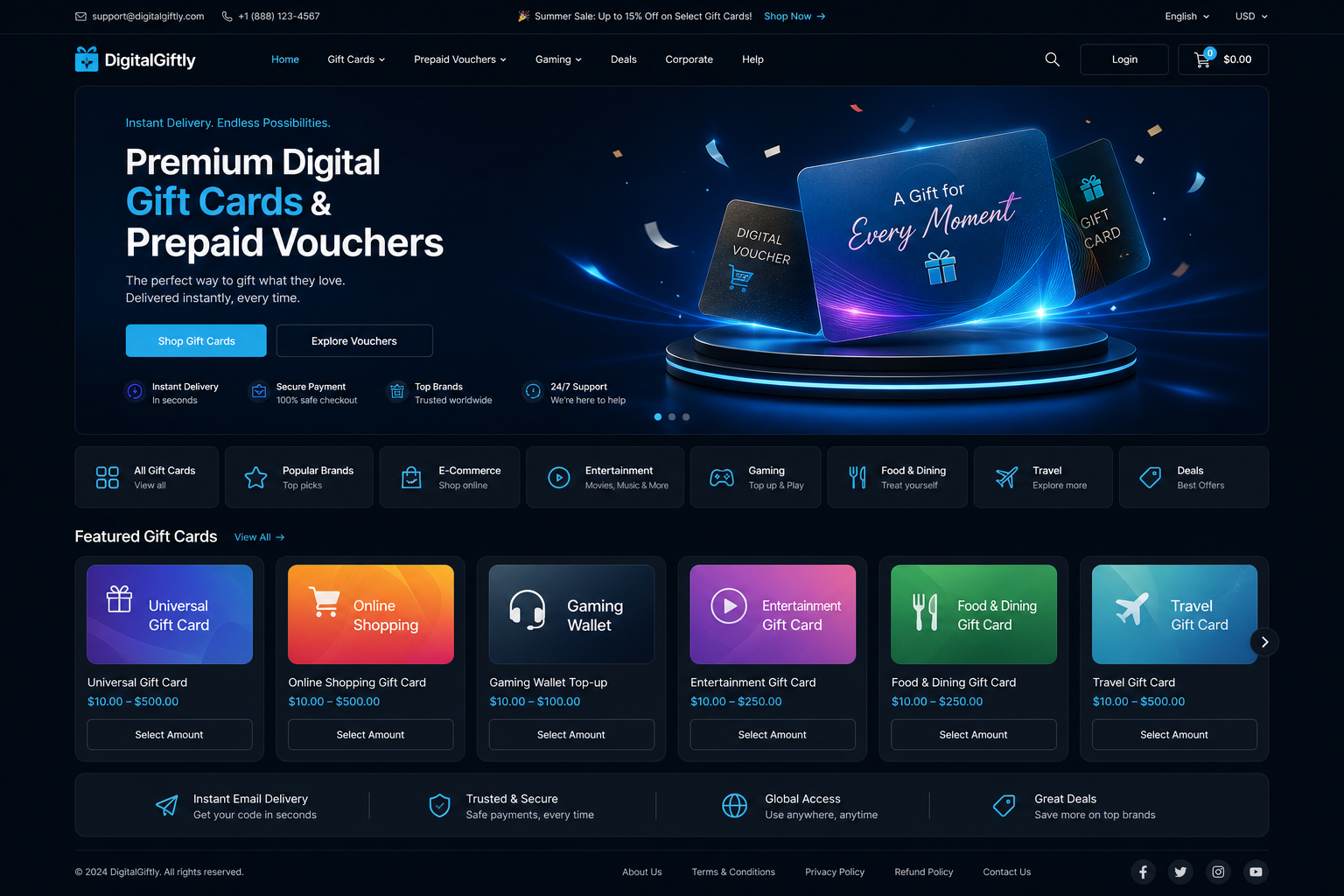متجر بطاقات رقمية